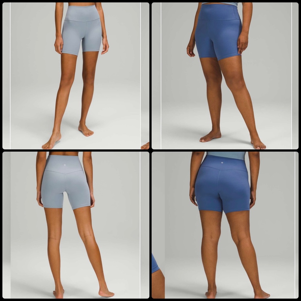 Bundle of 2 Lululemon Size 16 Align Short 6"
Inseam Water Drop & Chambray